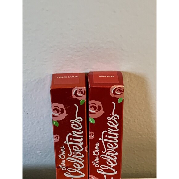 2X Lime Crime Velvetines True Love Red Pink Liquid Matte Lipstick 2.6ml NEW SET - Picture 3 of 5